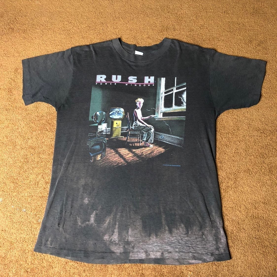 1985 Rush Power Windows Tour Shirt