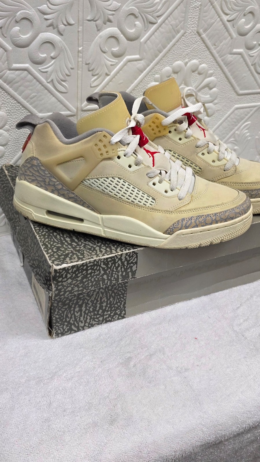 FQ1759-100 Nike Jordan Spizike Low Sail Coconut Milk (Men's) size 9