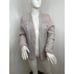 H&M Women’s Cardigan Sweater S Lavender Wool Cable Knit Interwoven Threads Lined