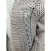 H&M Women’s Cardigan Sweater S Lavender Wool Cable Knit Interwoven Threads Lined