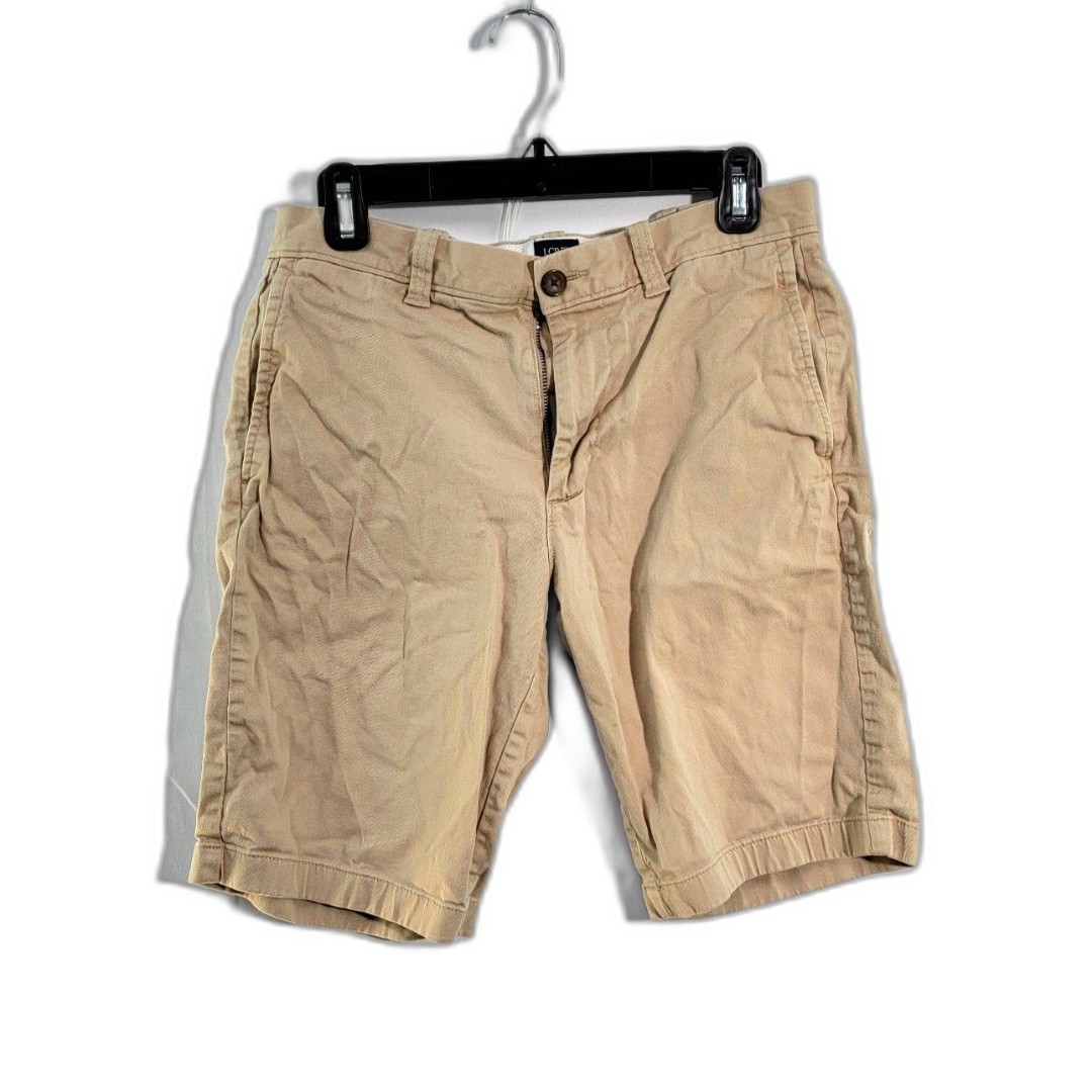 J.Crew Factory Khaki Cotton 11 Flex Chino Short Mens Waist 30