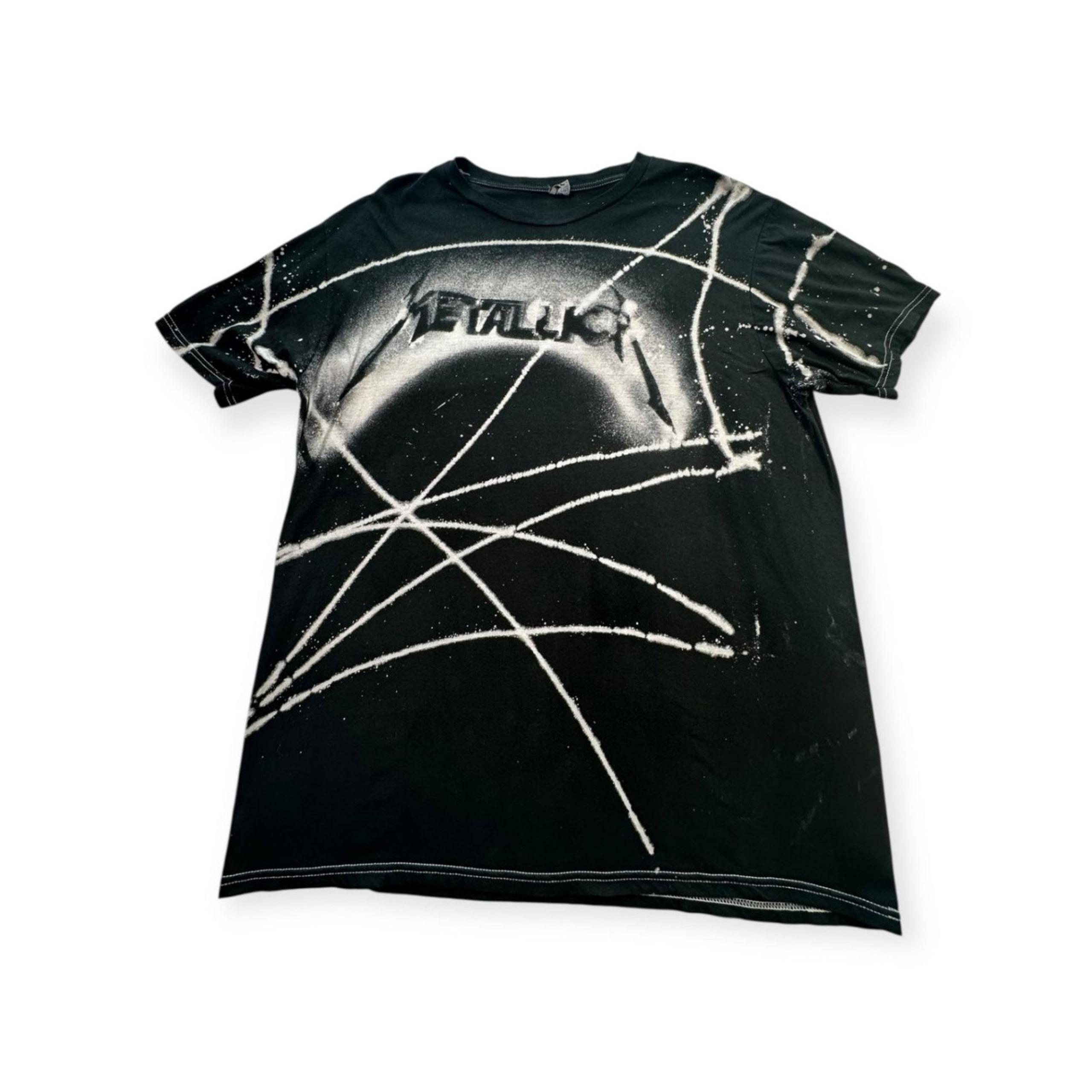 Optima Black Crew Neck Short Sleeve Cotton Men All Seasons T-Shirt L