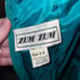 Vintage 80's aqua satin party dress
