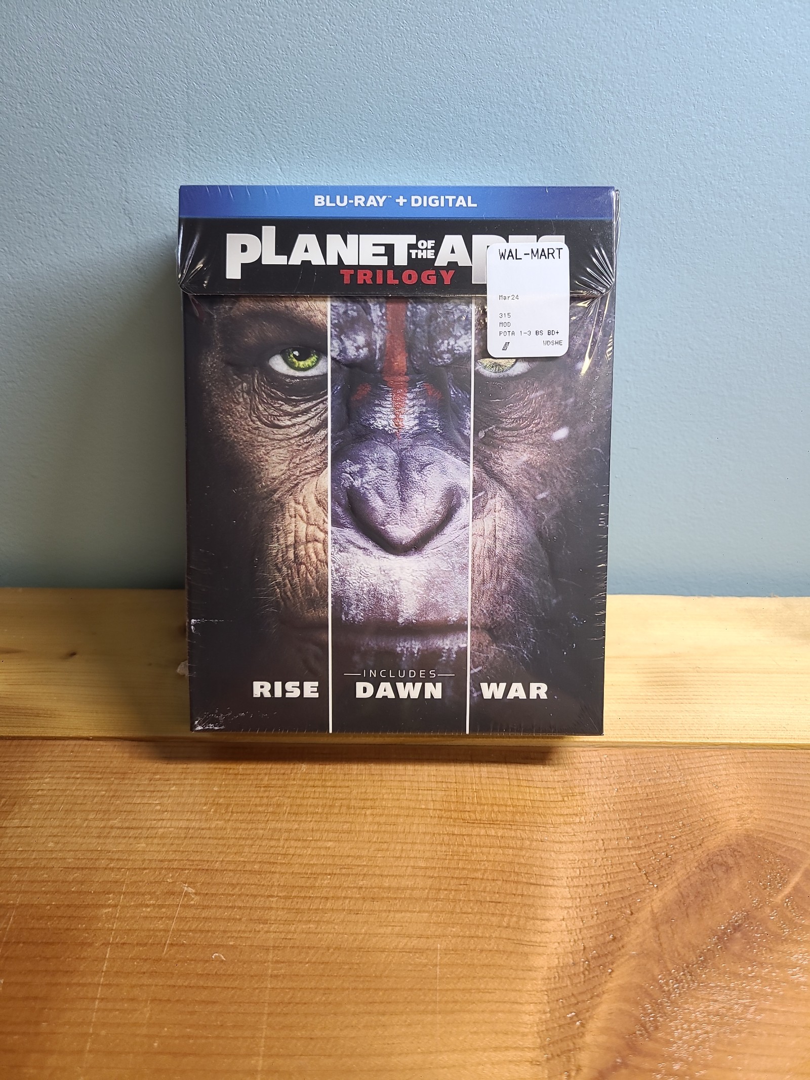 Planet of the Apes Trilogy on Blu Ray