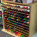 Marker Organizer for 144 Markers, Bamboo Art Supply Storage