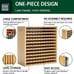 Marker Organizer for 144 Markers, Bamboo Art Supply Storage