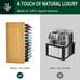 Marker Organizer for 144 Markers, Bamboo Art Supply Storage