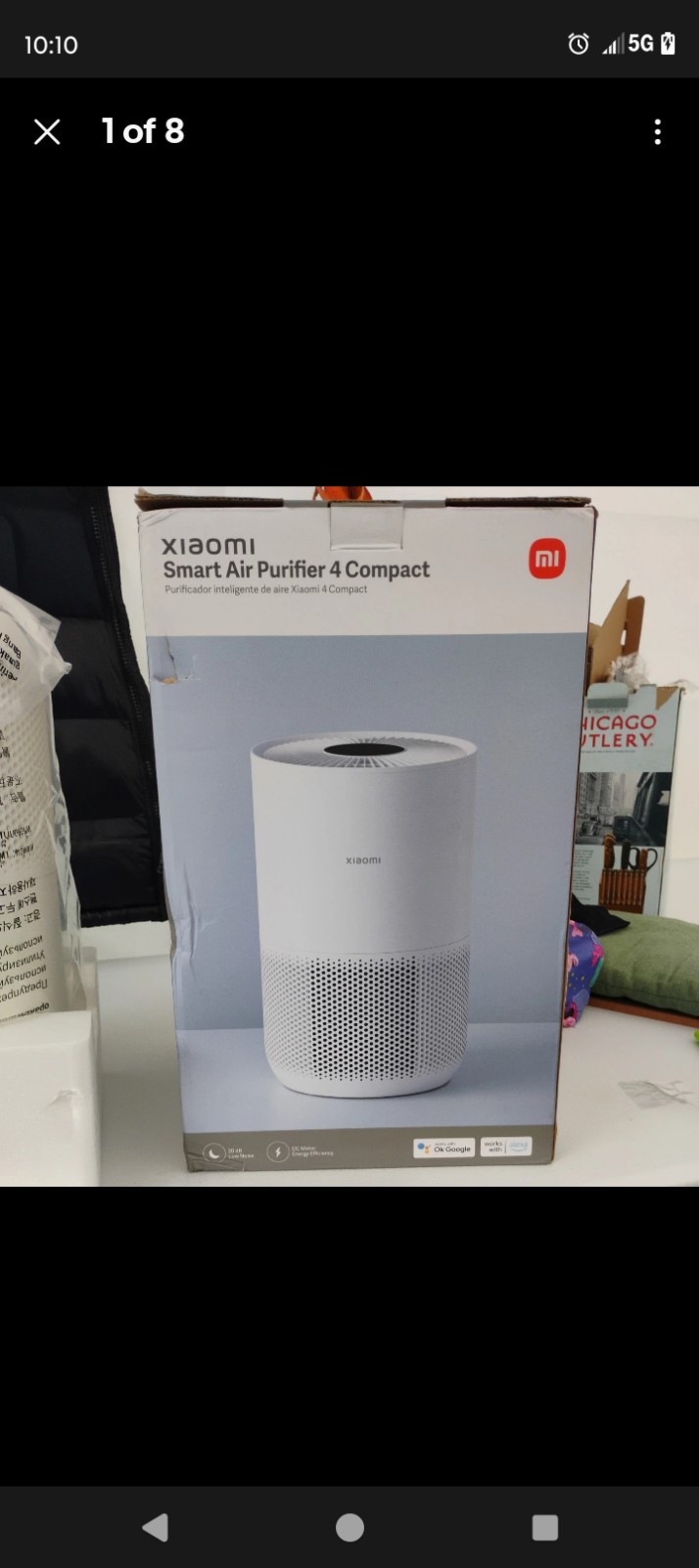 Xiaomi BHR5862US True HEPA Smart Air Purifier 4 Compact Portable Air Filter