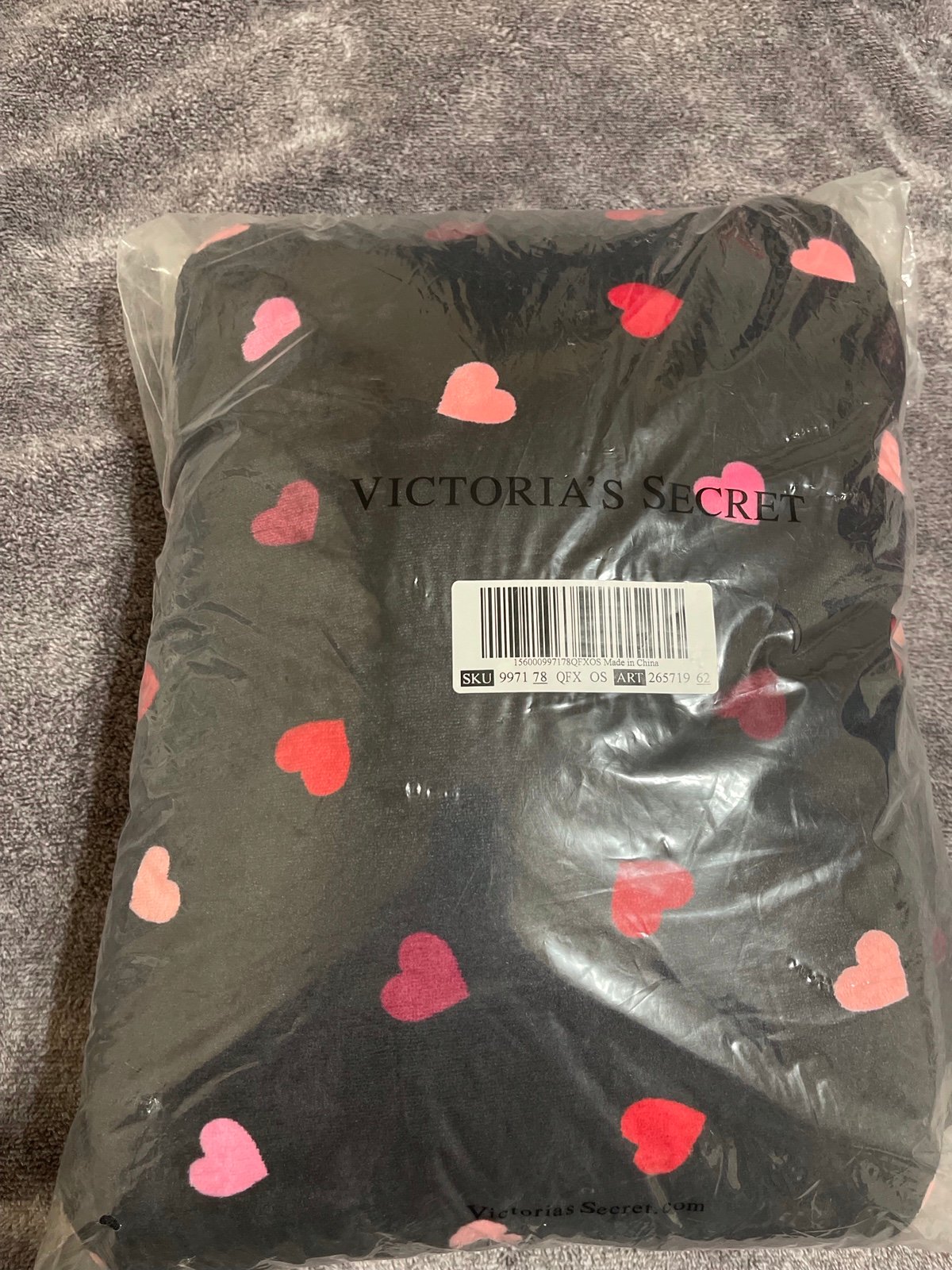 Victoria Secret Hearts Blanket