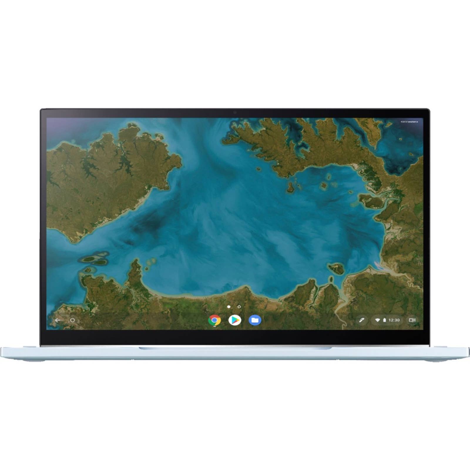 ASUS - C433TA-BM3T8 2-in-1 14 Touch-Screen Chromebook - - Blue Silver