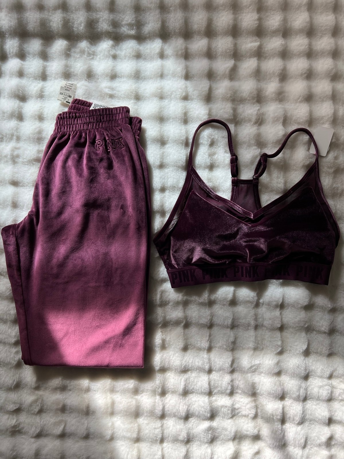 PINK velour set
