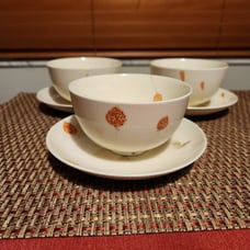 TACHIKICHI nonoka 6pc Japanese Tea Cup and Saucer Sets