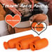 Orange vase Set of 3 - Cylinder Ceramic vases for Pampas Grass Fresh Flowers