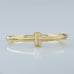 2ct Diamond 14K Gold Bangle Bracelet Womens Sterling Silver Jewelry 2 ct 14 NEW