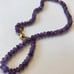 Amethyst necklace
