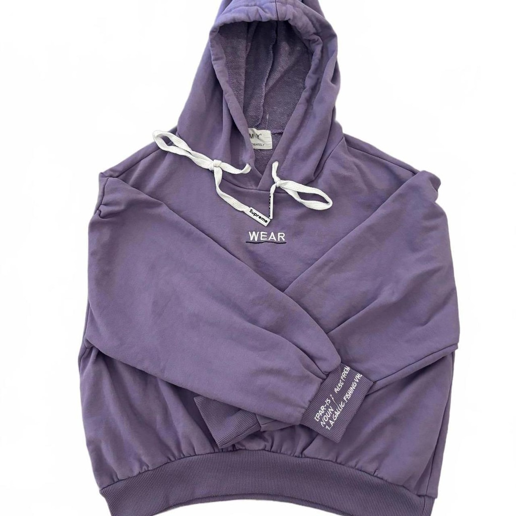 Supreme x MY IMMEDIATELY WEAR Capsule Collection  MY IMMEDIATELY x Supreme Purple WEAR Hoodie -