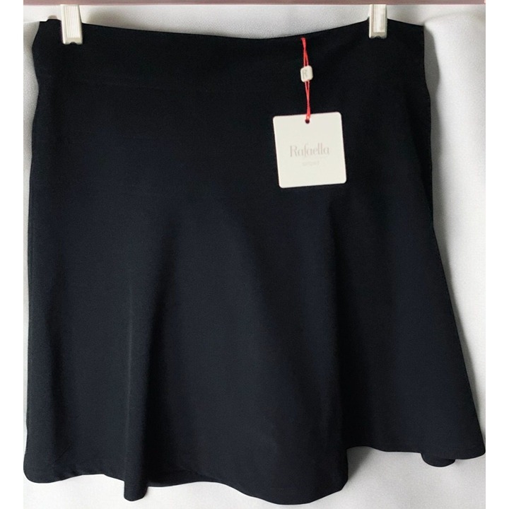 Rafaella Womens South Beach Style Sport Beach Resort Wear Skort Black NEW 8