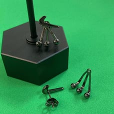 Stud Earrings for Men Women