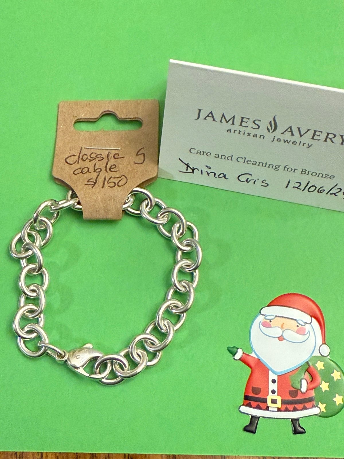 Bracelet James Avery classic cable Small