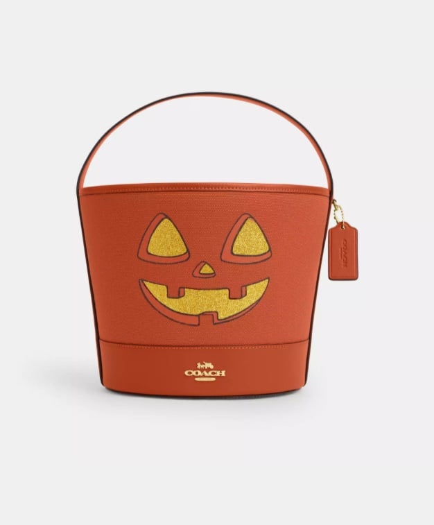 Coach Halloween Pumpkin Bucket