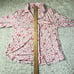 Kate Spade PJ's Women's Large Cropped Floral & Hearts Pajama Pink & Red