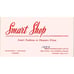 Marjorie J Holman Smart Shop Fashions Solvang CA Vintage Business Card SE5-B4