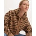 Everlane The ReTrack Hoodie Cocoa Tiger Stripe XS