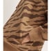 Everlane The ReTrack Hoodie Cocoa Tiger Stripe XS