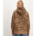 Everlane The ReTrack Hoodie Cocoa Tiger Stripe XS