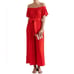 Seed Heritage Red Wide Leg Waffle Romper