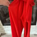 Seed Heritage Red Wide Leg Waffle Romper