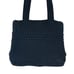 Worthington Black Woven Crochet Shoulder Bag Purse Y2K