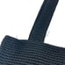 Worthington Black Woven Crochet Shoulder Bag Purse Y2K