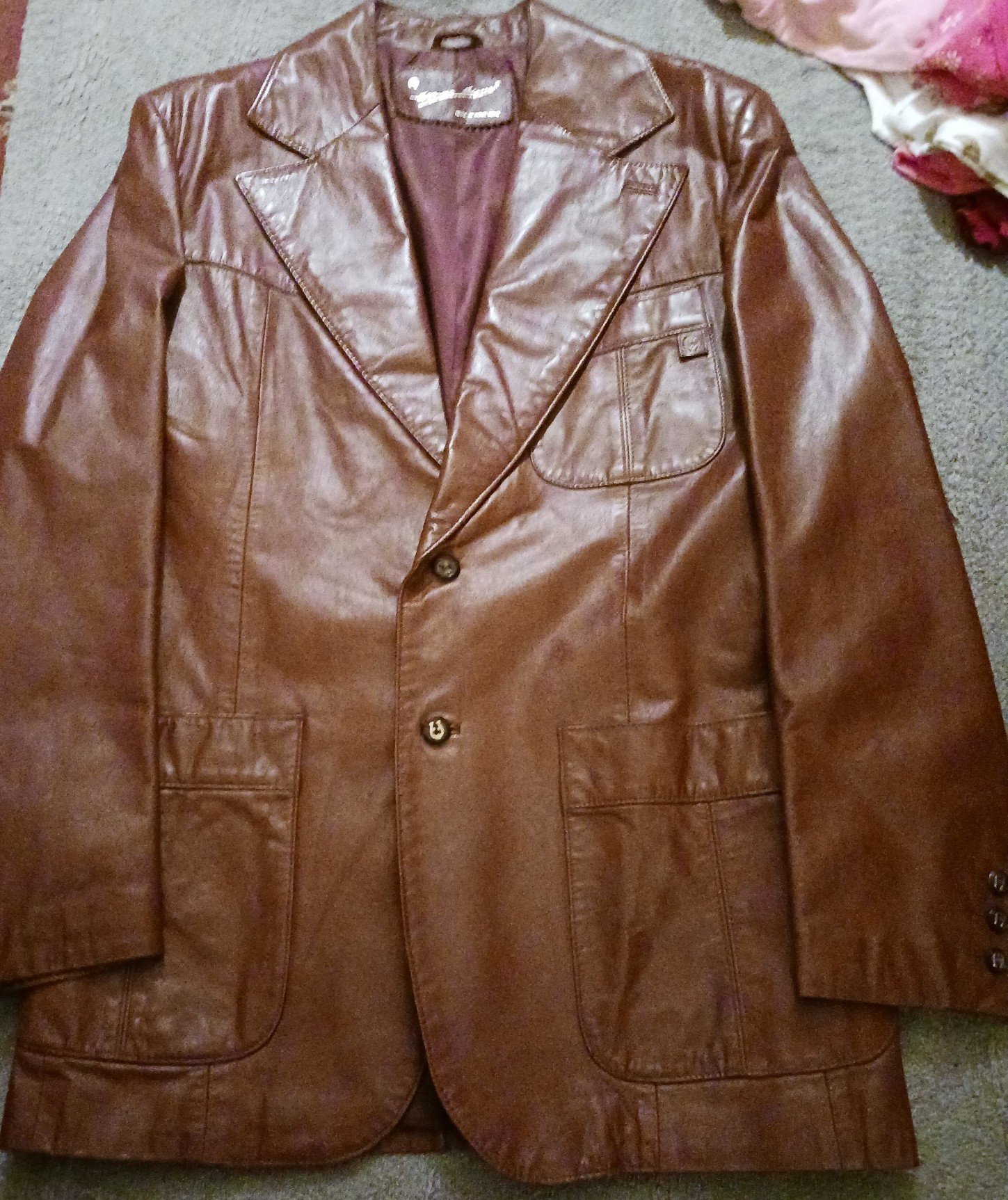 Etienne Aigner Leather Jacket size 40