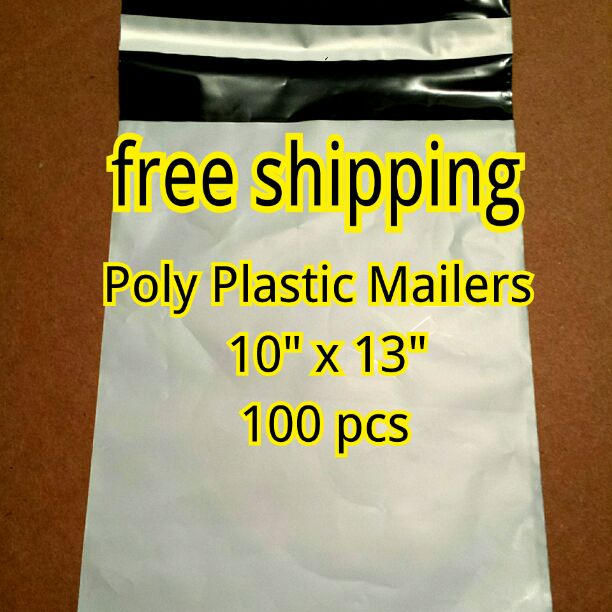 200 NEW Bags 10 x13 Poly Plastic Mailers Adhesive Self-Sealing