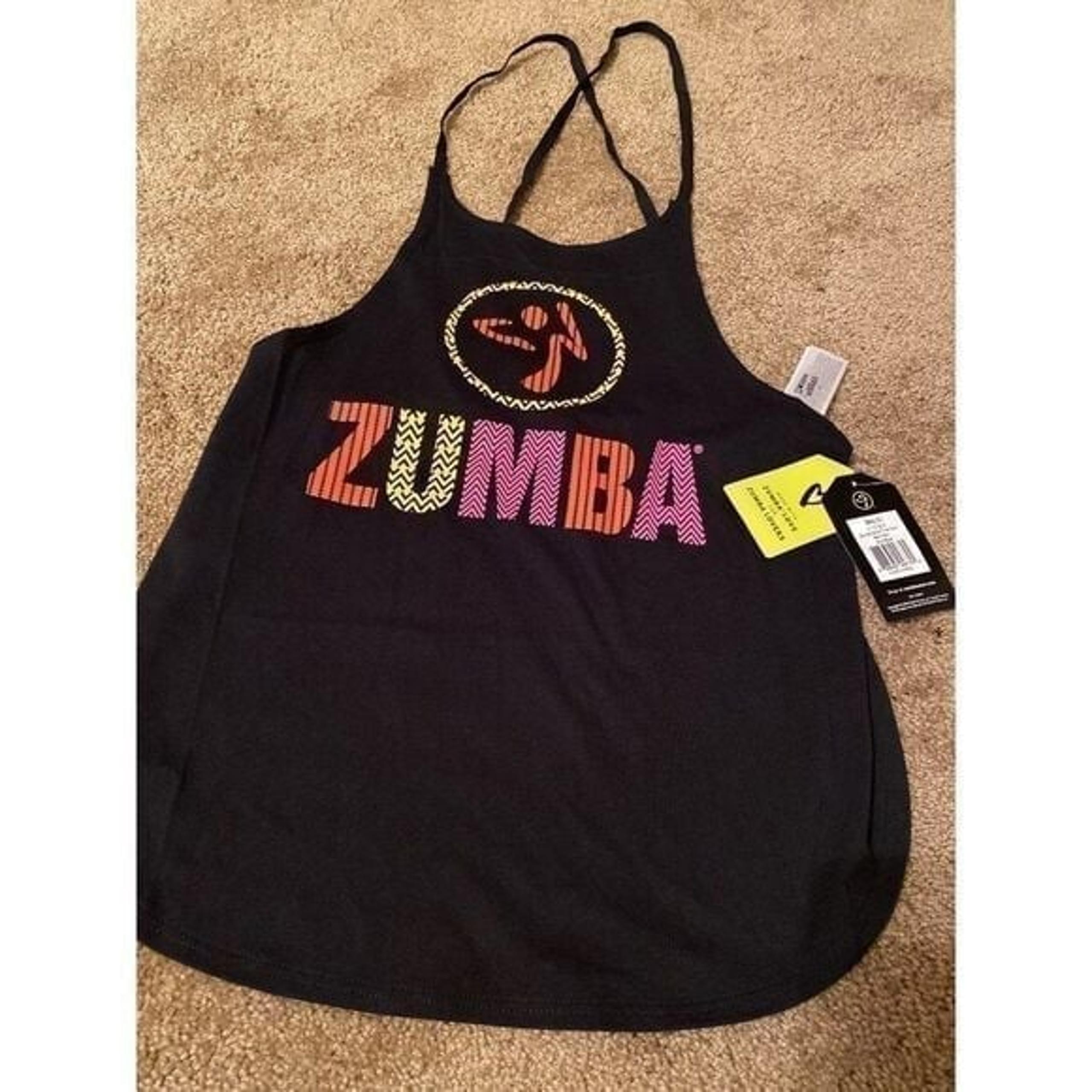 NWT Small Zumba Tribe open back Strappy back tie