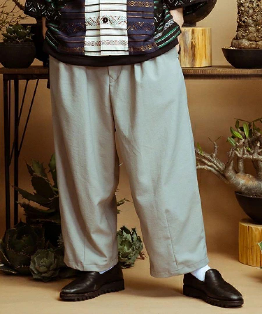 【masterkey】Wide Cropped Pants GRY size 2