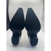 Arezzo Women's Black Leather Vivian Mid Block Rounded Toe Booties Size 9.5 NIB