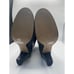 Arezzo Women's Black Leather Vivian Mid Block Rounded Toe Booties Size 9.5 NIB