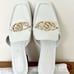 Lafayette 148 leather mules white 38.5 / US 8