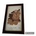 Vintage Laughing Buddha Frame 5X7 symbols of wealth Wooden Picture CS0006-134