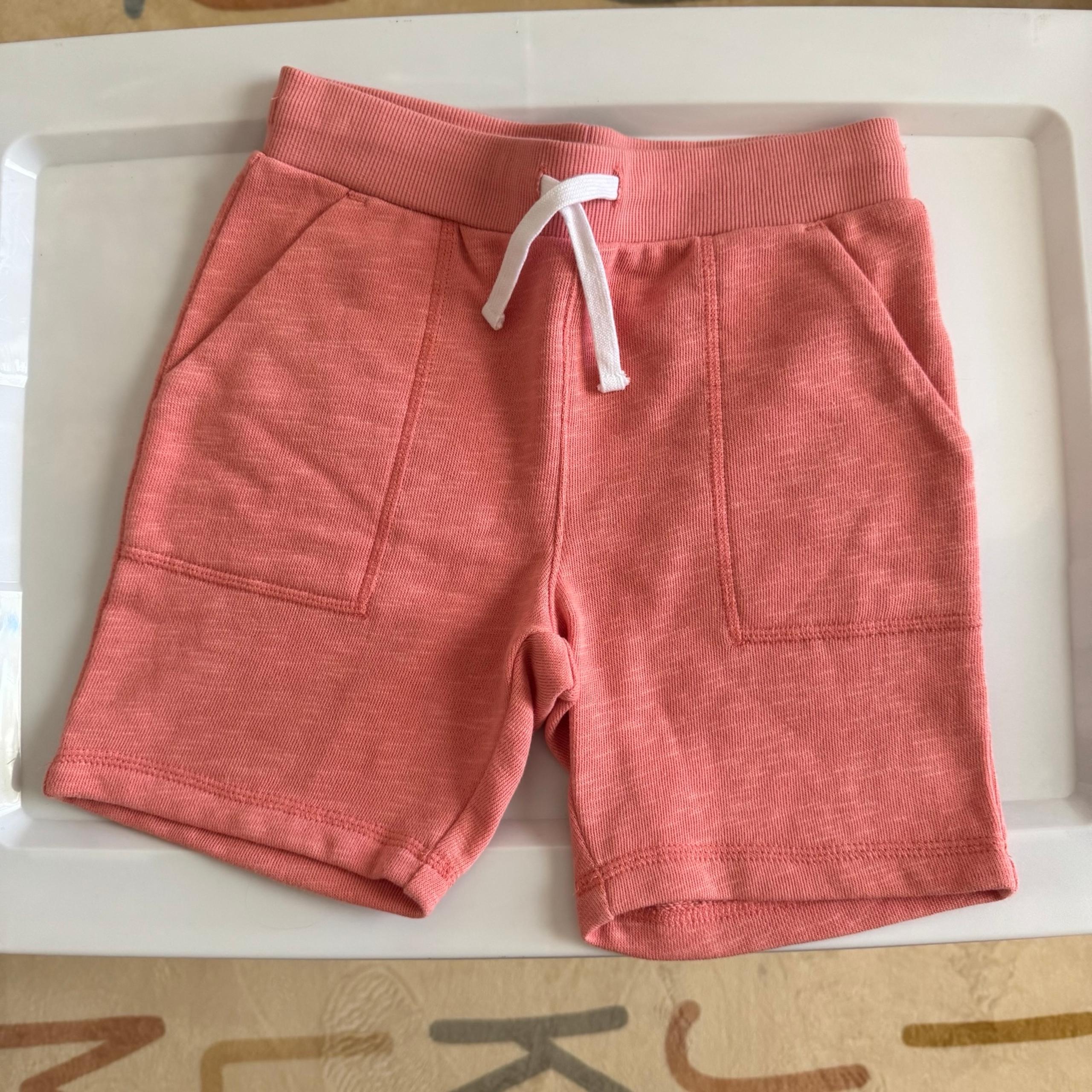 Janie & Jack NWT Kids Salmon Colored Drawstring Shorts