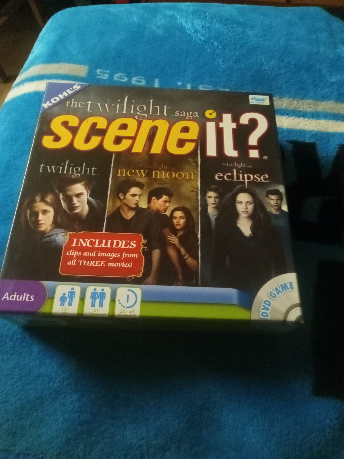 Scene It the twilight saga gor adults DVD game