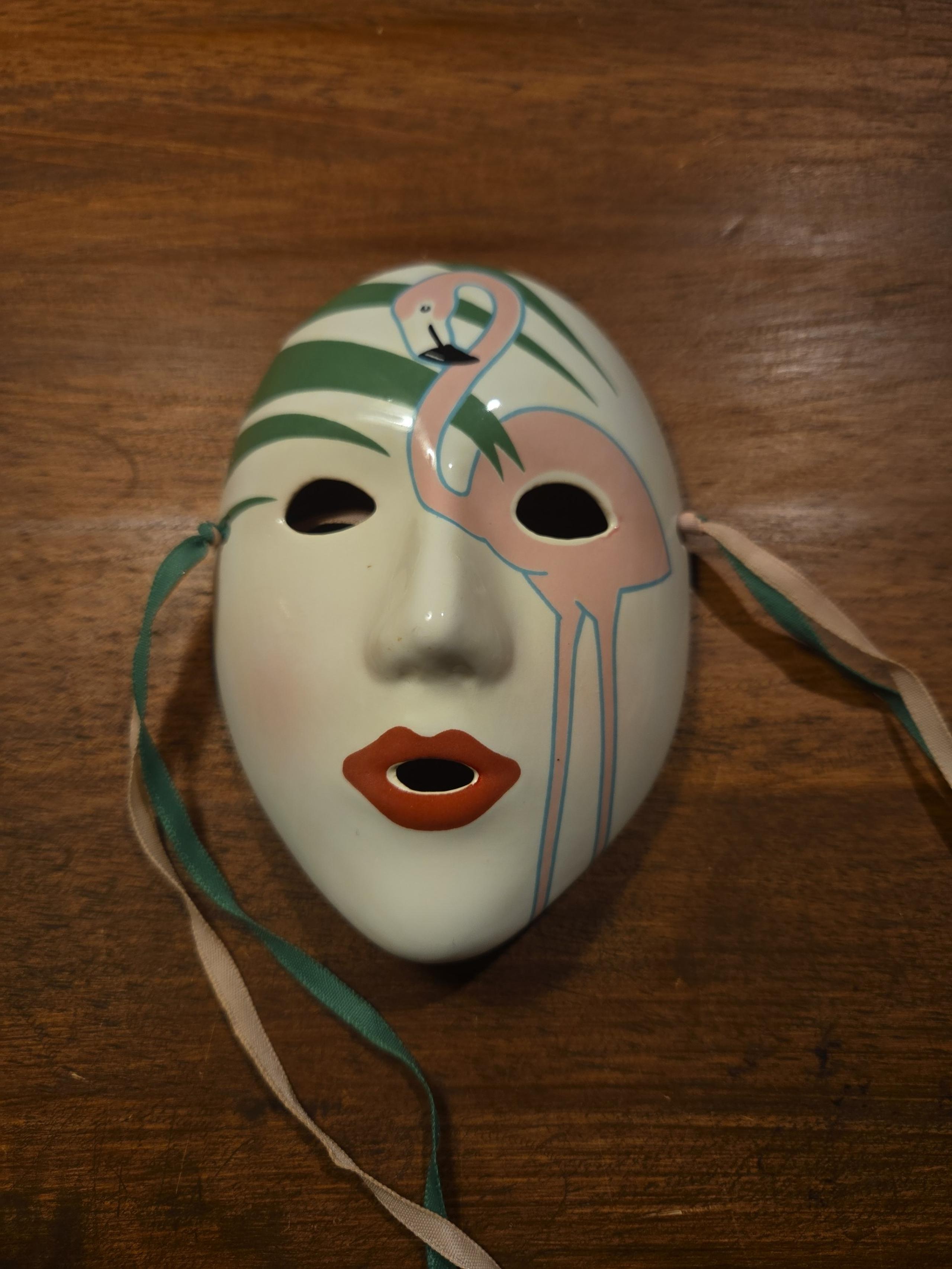 Vintage 1985 Vandor Mask Wall Hanging