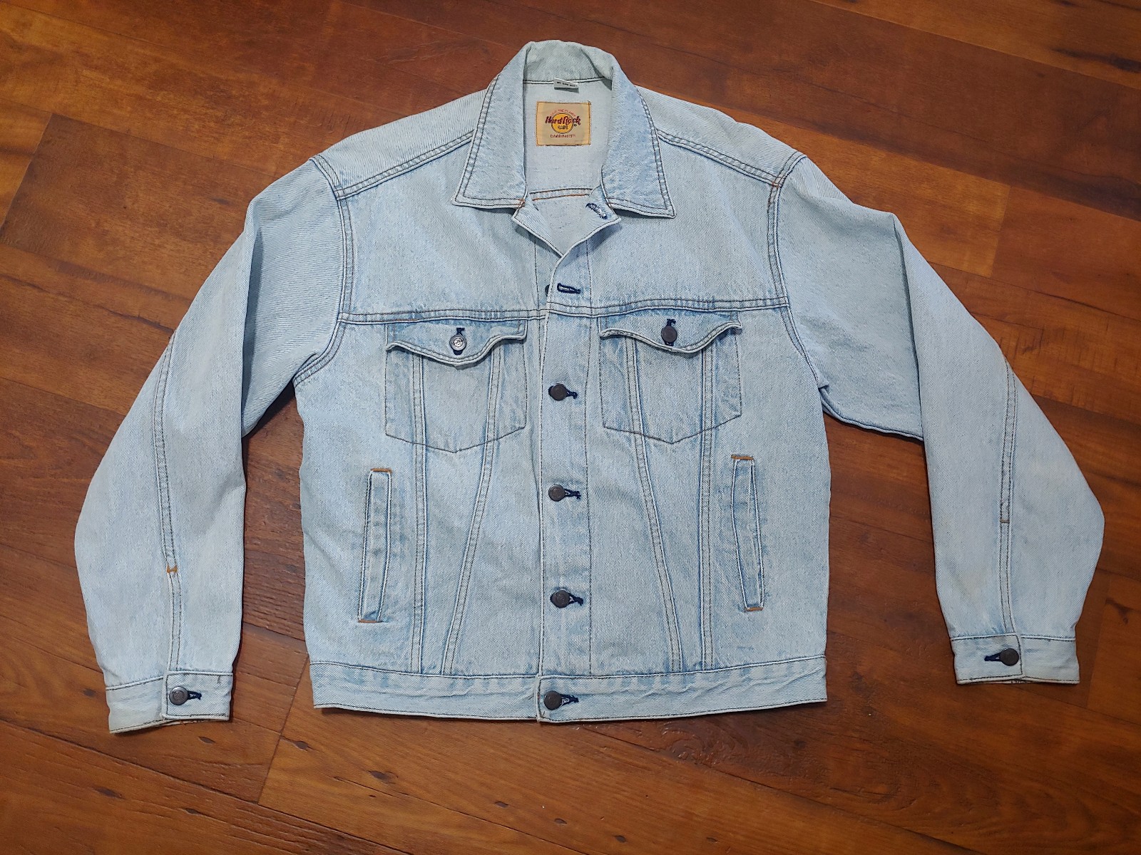 Men's Vintage Hard Rock Cafe Nashville Denim Jacket Medium