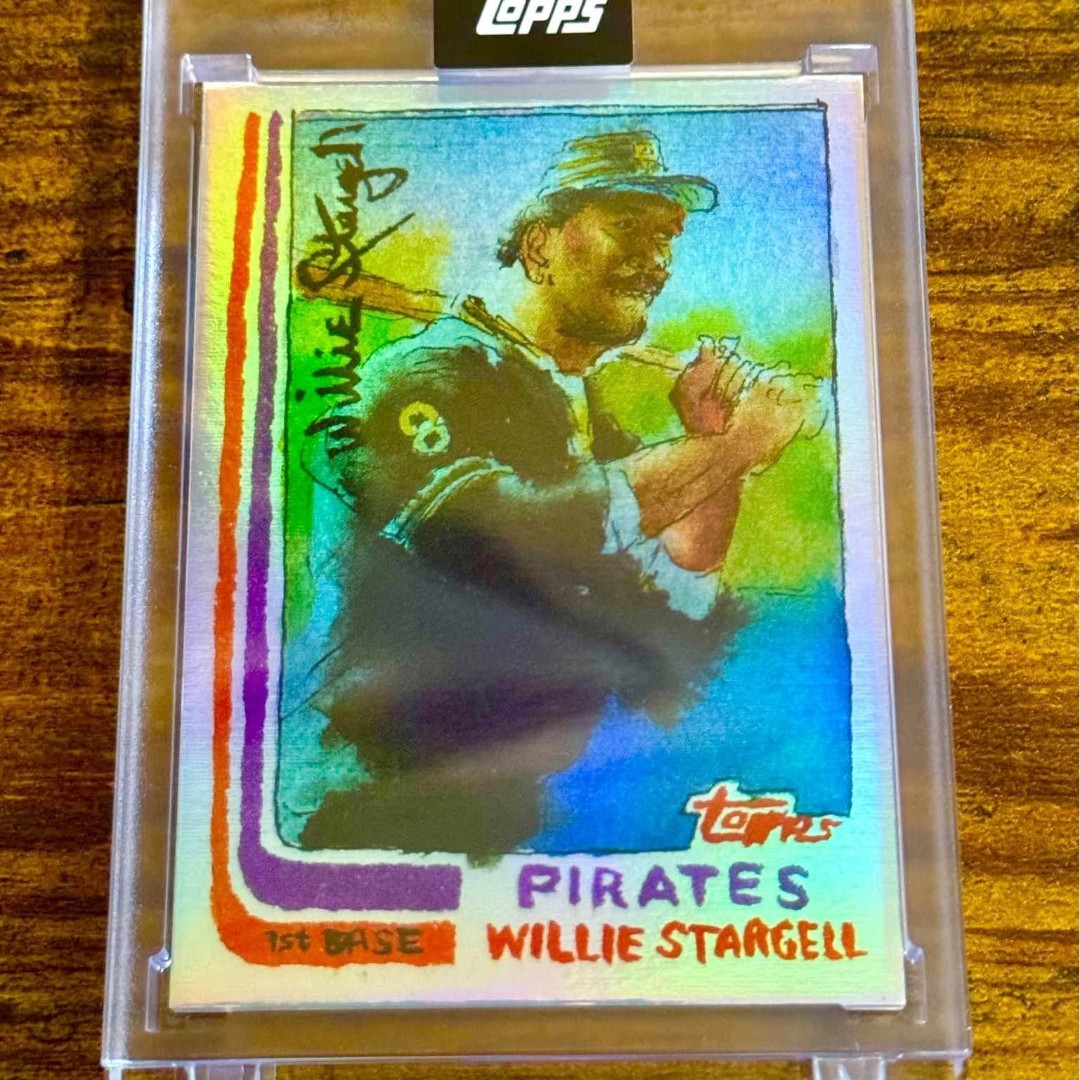 Willie Stargell #d 2/3 2024 Topps Spotlight Andy Friedman Twilight #T-9