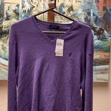 Polo Ralph Lauren purple sweater for men
