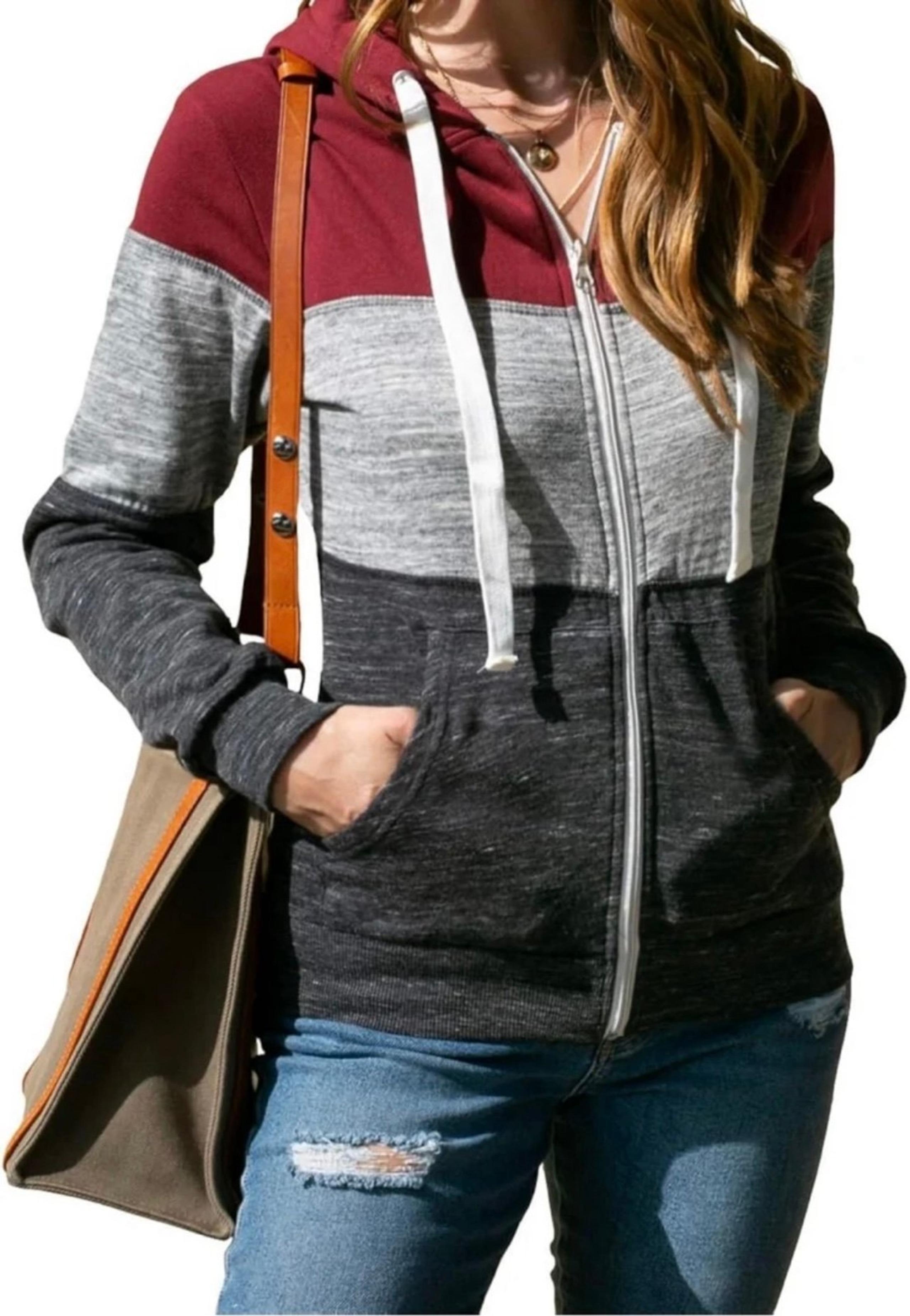 New Doublju Zip Up Hooded Sweatshirt