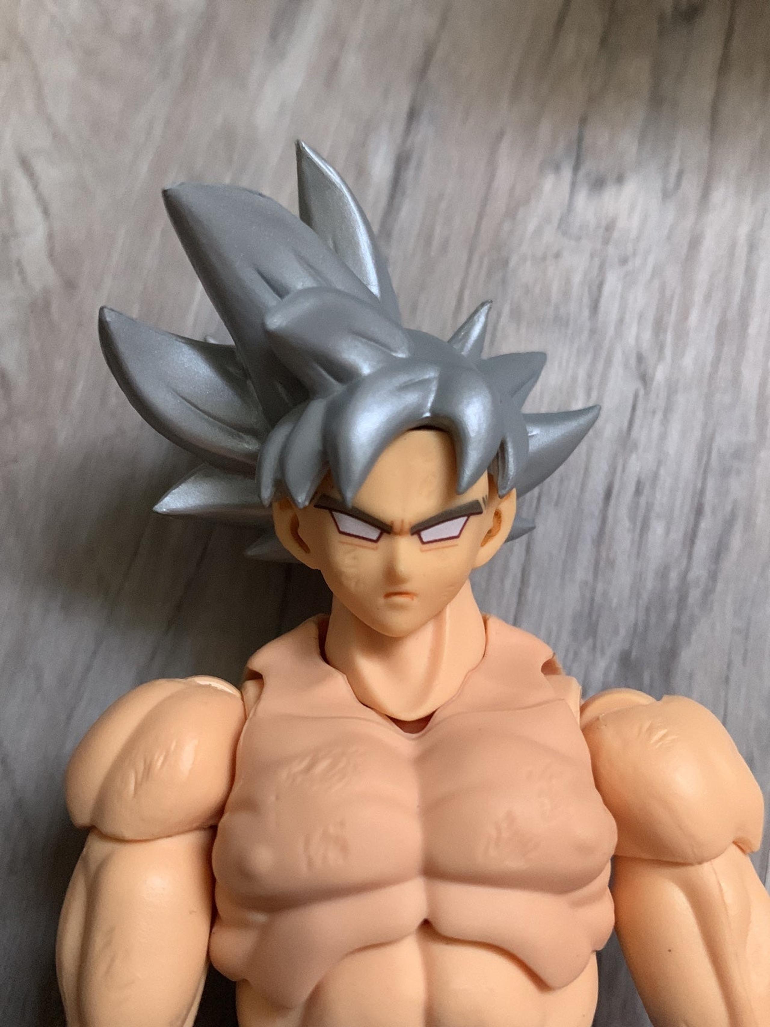 Black Hole Toys Mastered Ultra Instinct Goku Faceplates- Fodder Part Only