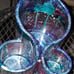Epoxy makeup brush holder